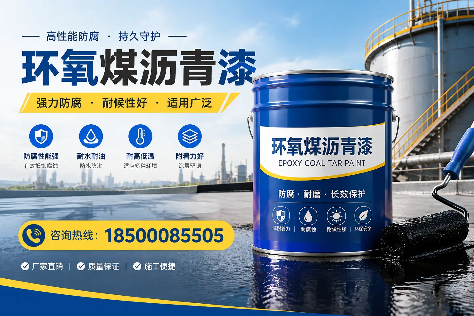 环氧煤沥青漆的储存与运输注意事项,平山企业须知